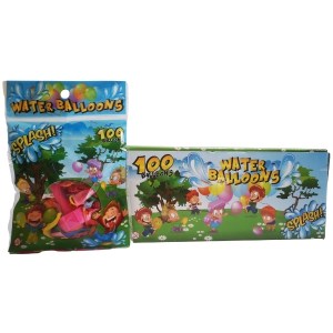 Water Balloons – Box of 24 (Totalling 2400 Balloons & 24 Hoze Nozzles) Water Balloons – Box of 24 (Totalling 2400 Balloons & 24 Hoze Nozzles)