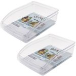 Gondol – Refrigerator Organiser / Fridge Baskets – Large (Bulk Pack of 2) Gondol – Refrigerator Organiser / Fridge Baskets – Large (Bulk Pack of 2)
