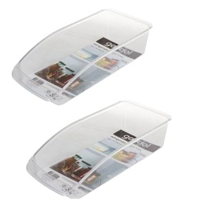 Gondol – Refrigerator Organisers / Fridge Baskets Combo – Medium (Set of 2) Gondol – Refrigerator Organisers / Fridge Baskets Combo – Medium (Set of 2)