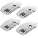 Gondol – Refrigerator Organisers / Fridge Baskets Combo – Medium (Set of 4) Gondol – Refrigerator Organisers / Fridge Baskets Combo – Medium (Set of 4)