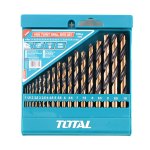 Total Tools 19pcs HSS twist drill bits set Total Tools 19pcs HSS twist drill bits set