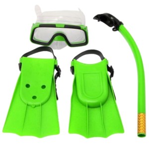 SourceDirect – Mask & Snorkel Set with Flippers – Green (Ages 1-3 Years) SourceDirect – Mask & Snorkel Set with Flippers – Green (Ages 1-3 Years)