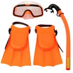 SourceDirect – Mask & Snorkel Set with Flippers – Orange (Ages 1-3 Years) SourceDirect – Mask & Snorkel Set with Flippers – Orange (Ages 1-3 Years)