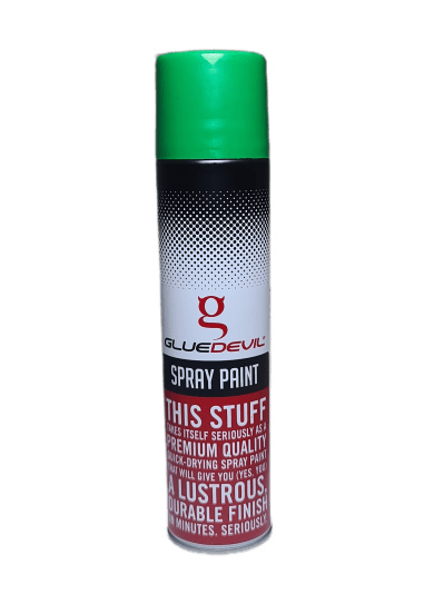 Glue Devil Spray Paint – grass green Glue Devil Spray Paint – grass green