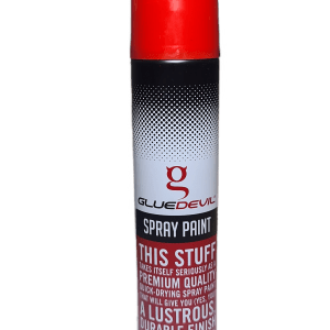 Glue Devil Spray Paint – fire engine red Glue Devil Spray Paint – fire engine red