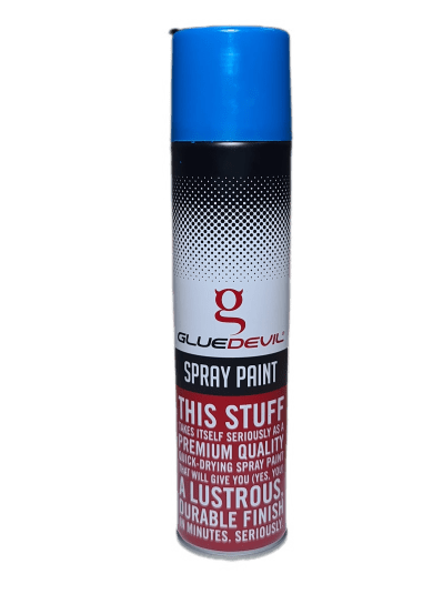 Glue Devil Spray Paint – sky blue Glue Devil Spray Paint – sky blue