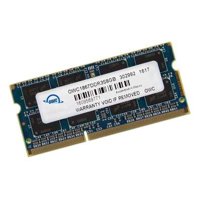 OWC Mac 8GB DDR3 1867MHz SO-DIMM module – Blue OWC Mac 8GB DDR3 1867MHz SO-DIMM module – Blue