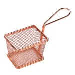 Deep Fryer Wire Mesh Fry Basket Square – Rosegold Deep Fryer Wire Mesh Fry Basket Square – Rosegold
