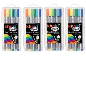 Khoki – Bulk Pack Of 4 Expert Fine Line Pens – (12 Colours x 4) Khoki – Bulk Pack Of 4 Expert Fine Line Pens – (12 Colours x 4)