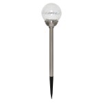 Solarmate Stainless Steel Crackle Ball 5 Lumens Solarmate Stainless Steel Crackle Ball 5 Lumens