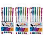 Khoki – Bulk Pack Of 3 Novelty Metallic Gel Pens -Assorted Colours (18 Pcs) Khoki – Bulk Pack Of 3 Novelty Metallic Gel Pens -Assorted Colours (18 Pcs)