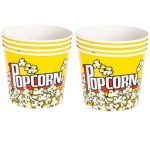SourceDirect – Paper Popcorn Buckets – Yellow (2L) – Bulk Pack of 8 SourceDirect – Paper Popcorn Buckets – Yellow (2L) – Bulk Pack of 8