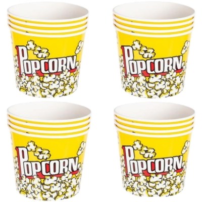 SourceDirect – Paper Popcorn Buckets – Yellow (2L) – Bulk Pack of 16 SourceDirect – Paper Popcorn Buckets – Yellow (2L) – Bulk Pack of 16