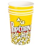 SourceDirect – Paper Popcorn Buckets – Yellow (945ml) – Bulk Pack of 4 SourceDirect – Paper Popcorn Buckets – Yellow (945ml) – Bulk Pack of 4