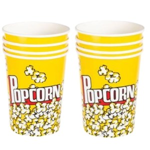 SourceDirect – Paper Popcorn Buckets – Yellow (945ml) – Bulk Pack of 8 SourceDirect – Paper Popcorn Buckets – Yellow (945ml) – Bulk Pack of 8