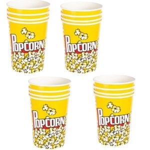 SourceDirect – Paper Popcorn Buckets – Yellow (945ml) – Bulk Pack of 16 SourceDirect – Paper Popcorn Buckets – Yellow (945ml) – Bulk Pack of 16