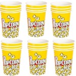 SourceDirect – Paper Popcorn Buckets – Yellow (945ml) – Bulk Pack of 24 SourceDirect – Paper Popcorn Buckets – Yellow (945ml) – Bulk Pack of 24