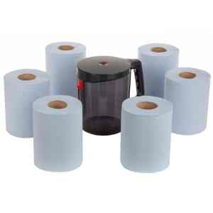 WypAll® Reach™ Dispenser + Blue Wipes WypAll® Reach™ Dispenser + Blue Wipes