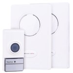 Securitymate Wireless Door Chime With 2 Receivers Securitymate Wireless Door Chime With 2 Receivers