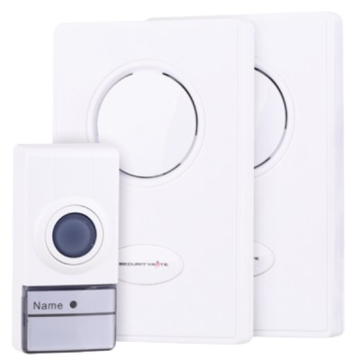 Securitymate Wireless Door Chime With 2 Receivers Securitymate Wireless Door Chime With 2 Receivers
