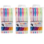 Khoki – Bulk Pack Of 3 Novelty Neon Gel Pens -Assorted Colours (18 Pcs) Khoki – Bulk Pack Of 3 Novelty Neon Gel Pens -Assorted Colours (18 Pcs)