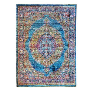 Mostly Blue Modern Rustic Vintage Aesthetic Carpet 119.5 x 165.5 x 1cm Mostly Blue Modern Rustic Vintage Aesthetic Carpet 119.5 x 165.5 x 1cm