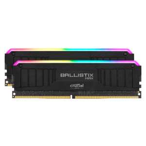 Crucial Ballistix MAX RGB 16GB DDR4-4400 Desktop Gaming Memory Kit – Black Crucial Ballistix MAX RGB 16GB DDR4-4400 Desktop Gaming Memory Kit – Black