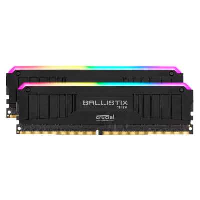 Crucial Ballistix MAX RGB 32GB DDR4-4400 Desktop Gaming Memory Kit – Black Crucial Ballistix MAX RGB 32GB DDR4-4400 Desktop Gaming Memory Kit – Black