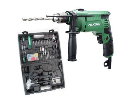 HiKOKI 13mm Drill With Accessory Kit HiKOKI 13mm Drill With Accessory Kit