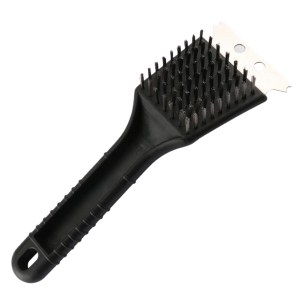 Home N Leisure Braai Brush/Wire Grill Cleaner With Scraper 23cm Black Home N Leisure Braai Brush/Wire Grill Cleaner With Scraper 23cm Black