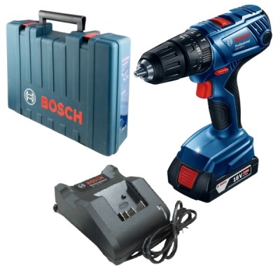 Bosch – Professional 180 – LI Cordless Combo Drill Kit – (18V) Bosch – Professional 180 – LI Cordless Combo Drill Kit – (18V)