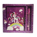 Notebook / Diary Set including Pen – Unicorn (Purple) Notebook / Diary Set including Pen – Unicorn (Purple)