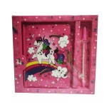Notebook / Diary Set including Pen – Unicorn (Light Pink) Notebook / Diary Set including Pen – Unicorn (Light Pink)