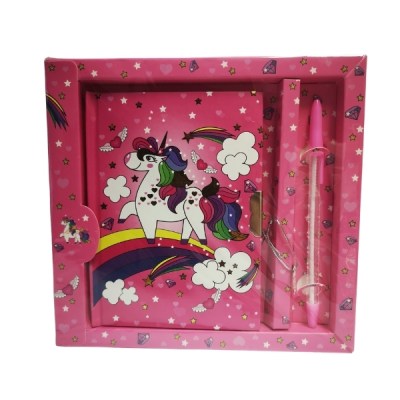Notebook / Diary Set including Pen – Unicorn (Light Pink) Notebook / Diary Set including Pen – Unicorn (Light Pink)