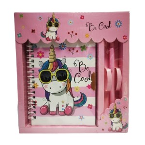 Unicorn Secret Lockable Notebook & Pen Set (Be Cool) Unicorn Secret Lockable Notebook & Pen Set (Be Cool)