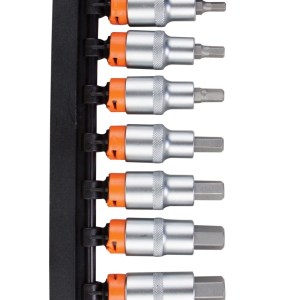 Groz 8 Piece Hex Bit Socket Set- 1/2 Inch Dr. Groz 8 Piece Hex Bit Socket Set- 1/2 Inch Dr.