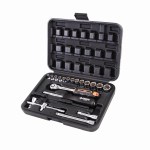 Groz 19 Piece Socket Set- 1/4 Inch Dr Groz 19 Piece Socket Set- 1/4 Inch Dr