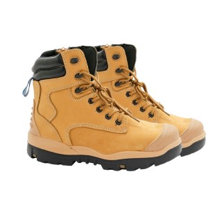 Bata Helix Longreach Wheat Zip S3 Brown – UK 8 Bata Helix Longreach Wheat Zip S3 Brown – UK 8