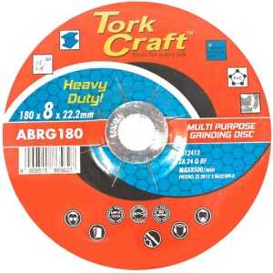 Grinding Disc Multi Purpose 180 X 8.0 X 22.2Mm Steel, Stainless Steel, Concret Grinding Disc Multi Purpose 180 X 8.0 X 22.2Mm Steel, Stainless Steel, Concret