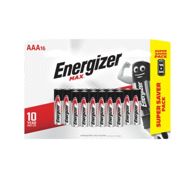 Energizer MAX Alkaline AAA Battery Card of 16 Energizer MAX Alkaline AAA Battery Card of 16