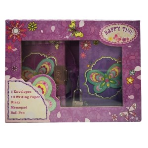 Stationery Set (17cm x 13cm) – Butterfly Stationery Set (17cm x 13cm) – Butterfly