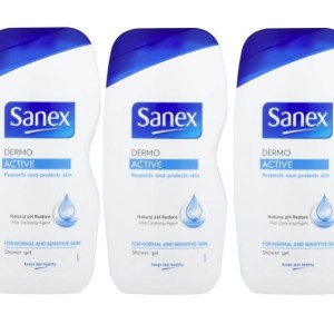 Sanex – Dermo Active Shower Gel / Body Soap – 500ml (Pack of 3) Sanex – Dermo Active Shower Gel / Body Soap – 500ml (Pack of 3)
