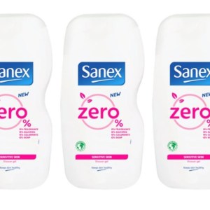 Sanex – Zero % Sensitive Shower Gel / Body Wash – 500ml (Pack of 3) Sanex – Zero % Sensitive Shower Gel / Body Wash – 500ml (Pack of 3)