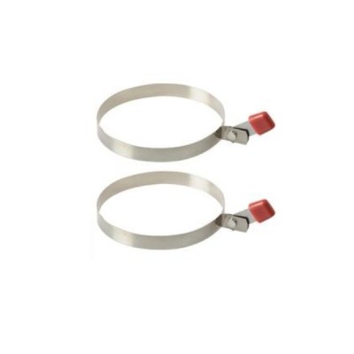 Egg Rings Set – Stainless Steel – 2 Ring Pieces Per Pack Egg Rings Set – Stainless Steel – 2 Ring Pieces Per Pack