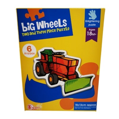 Big Wheels Puzzle Box Set (6 in a Box) Big Wheels Puzzle Box Set (6 in a Box)