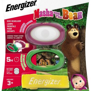 Energizer Masha & The Bear Kids Headlight including 2x CR2032 Energizer Masha & The Bear Kids Headlight including 2x CR2032