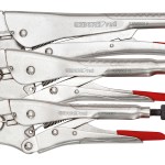 Gedore Red Curved Jaw Locking Pliers Set 3 Piece Gedore Red Curved Jaw Locking Pliers Set 3 Piece