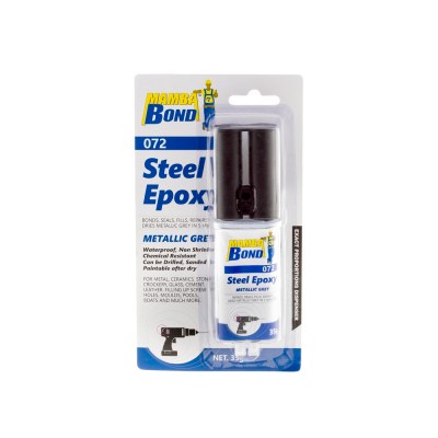 Black Mamba Epoxy Dual Syringe Steel 35g Metallic Grey Black Mamba Epoxy Dual Syringe Steel 35g Metallic Grey
