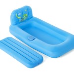 Bestway 1.32m x 76cm x 46cm Dream Glimmers Comfort Airbed Blue Bestway 1.32m x 76cm x 46cm Dream Glimmers Comfort Airbed Blue