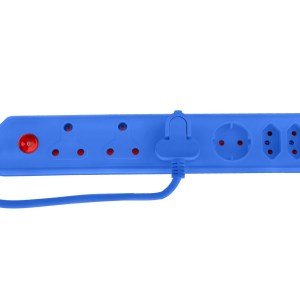 Electricmate 6 Way Multiplug with Overload Protection Blue Electricmate 6 Way Multiplug with Overload Protection Blue